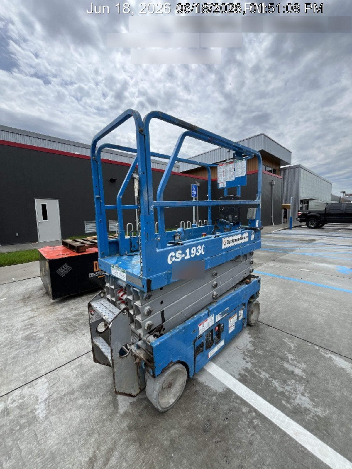 2019 Genie GS-1930 Fixed rails with chain Entry