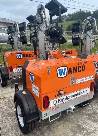 2024 Wanco WLTT-4MM4K Diesel, Deep Sea Controller, Shore Power Plug, Auto Start, (4) 350W LED Floodlights, 4kW Generator, 60 Gal Fuel Tank, 2" Ball, T3
