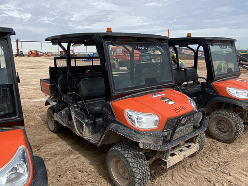 Kubota RTV-X1140W-H 4wd Utility Cart, LED Strobe, Windshield Tempered Glass, Pastic Canopy, Wire Harness Kit, Backup Alarm