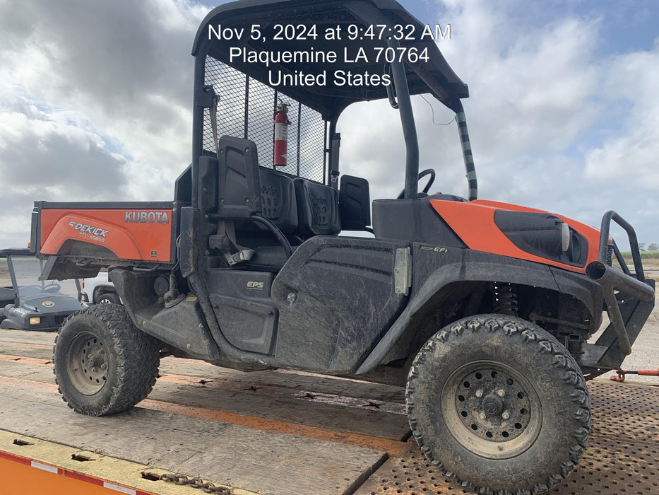 2019 Kubota RTV-XG850WL-H 4wd Utility Cart, Gas, 2 Seat, LED Strobe, Windshield Tempered Glass, Plastic Canopy, Wire Harness Kit, Backup Alarm