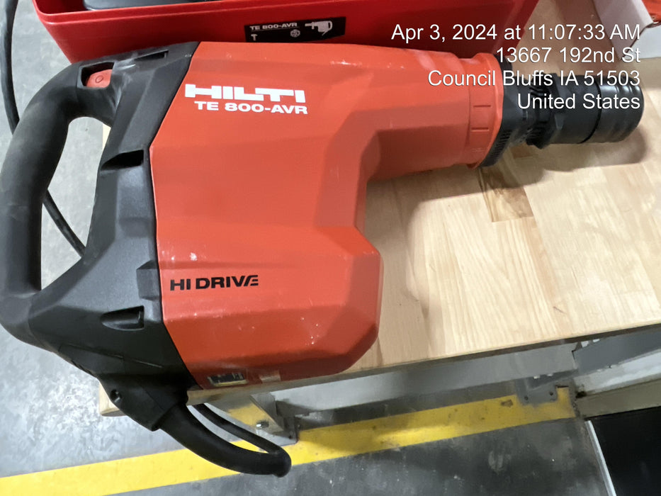 2023 HILTI TE 800-AVR