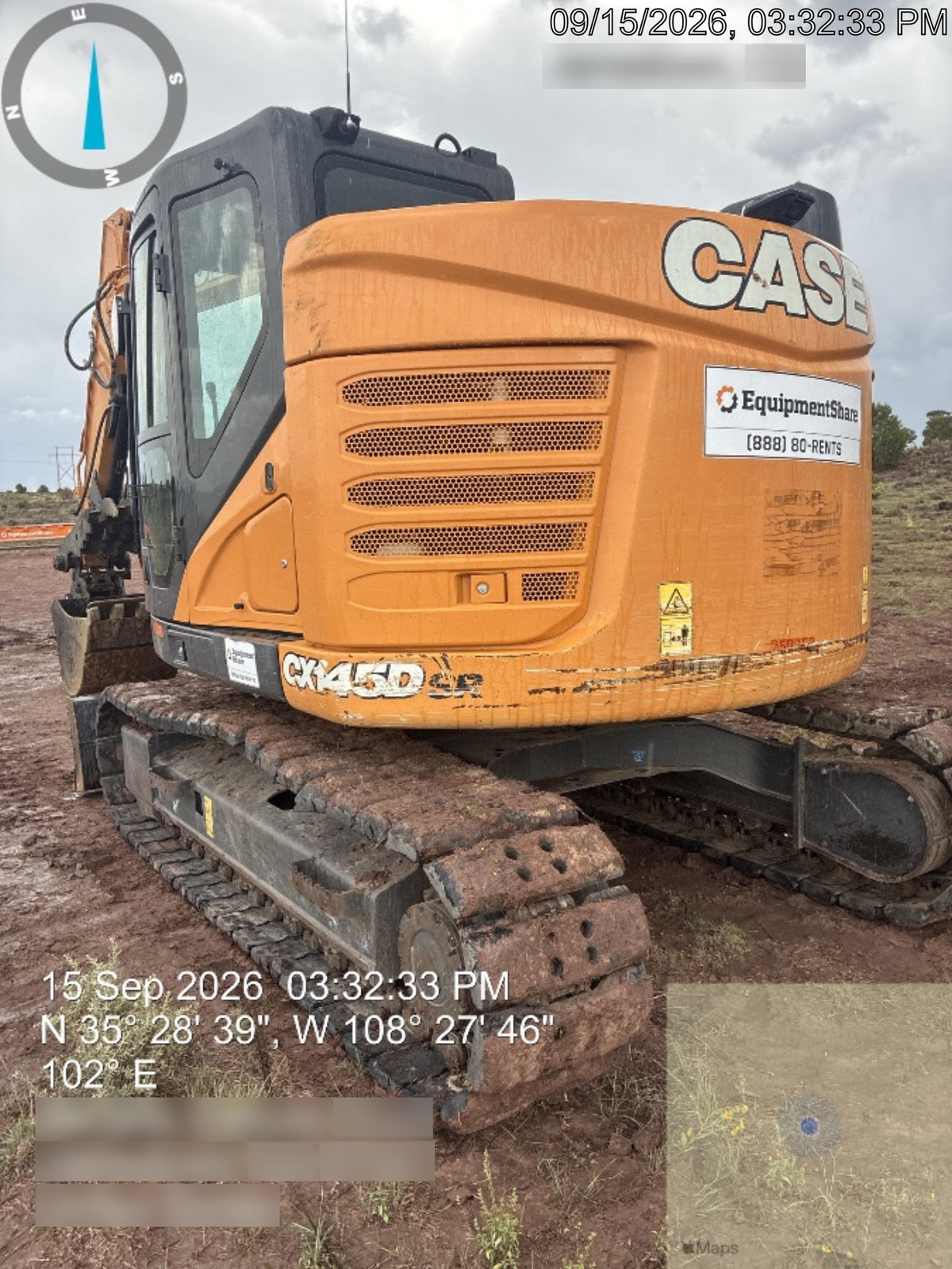 2022 CASE CX145D SR