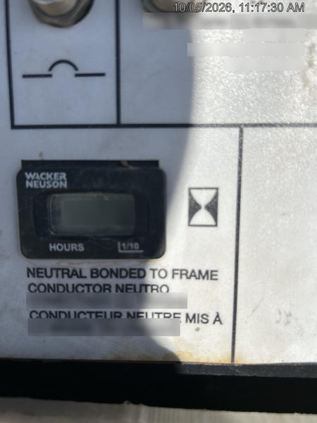 2019 Wacker Neuson LTV6L-MH Mobile Light Tower w/Fuel Level Sensor Installed