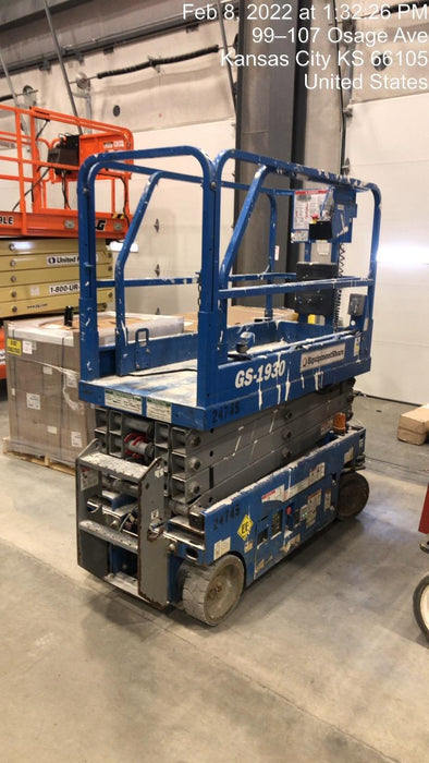 2019 Genie GS-1930 Genie GS-1930 Standard Options, EE Rated