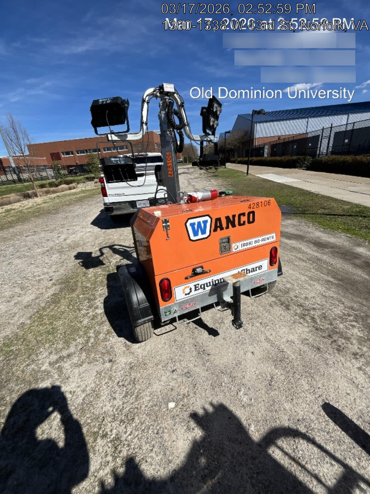 2024 Wanco WLTT-4MM4K Diesel, Deep Sea Controller, Shore Power Plug, Auto Start, (4) 350W LED Floodlights, 4kW Generator, 60 Gal Fuel Tank, 2" Ball, T3