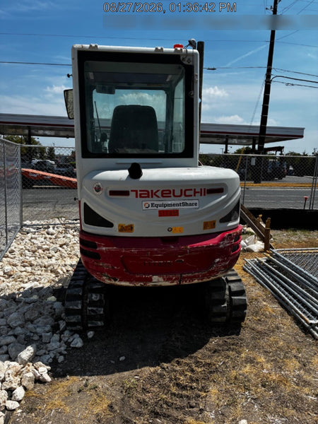2020 Takeuchi TB-235-2CR Cab/Heat/Air, Rubber Tracks, Manual TAG QC