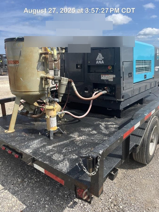 2024 TEXAS PRIDE TRAILERS 18'-20' Lowboy Sand Blasting Unit