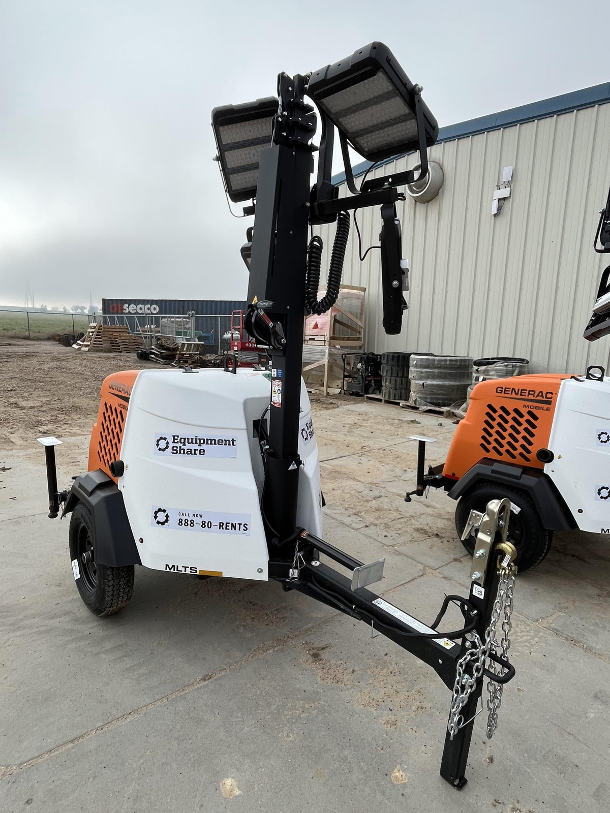 2023 Generac MLT2 Diesel, Flex Switch 120V Input, Powerzone Controller, (4) 320W LED Lights, 4kW Generator, 39.9 Gal Fuel Tank, 2" Ball, T3