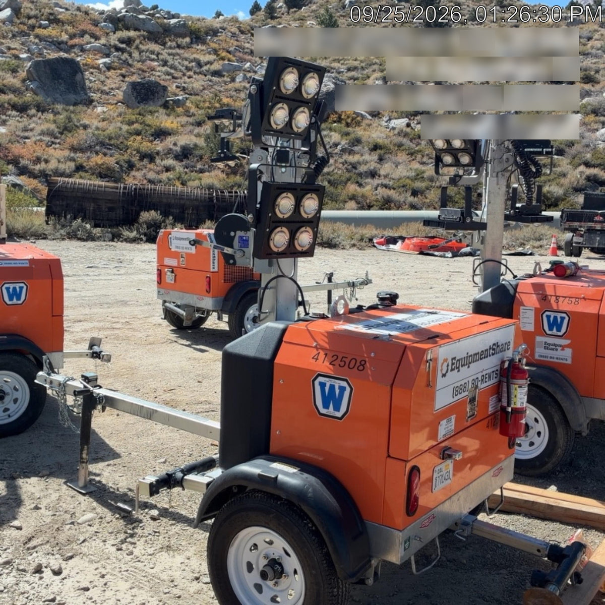 2024 Wanco WLTT-4MM4K Diesel, Deep Sea Controller, Shore Power Plug, Auto Start, (4) 350W LED Floodlights, 4kW Generator, 60 Gal Fuel Tank, 2" Ball, T3