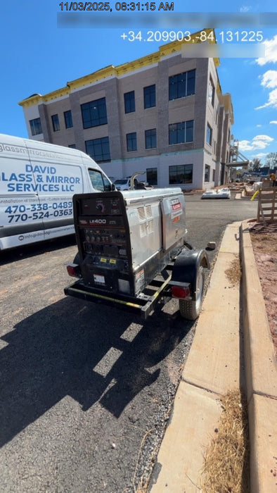 2024 Lincoln Electric LE400 Kubota V1505, Trlr, Cable Rack, Light Kit, ES Decals, T3