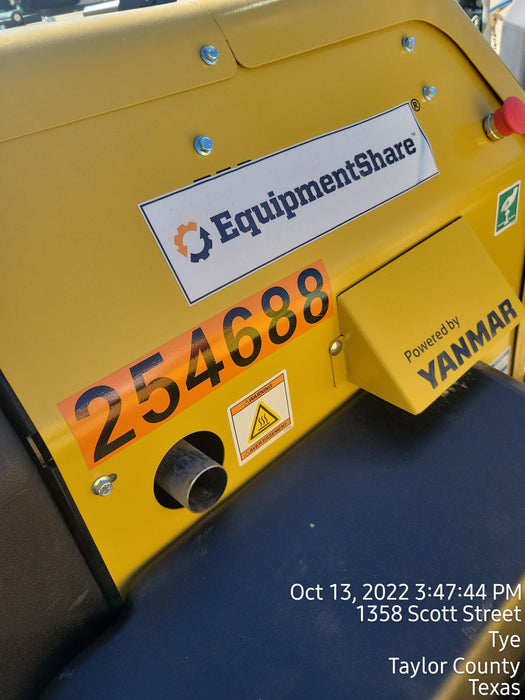 2022 Allmand NLV3GR (4) LED Light Fixture 350W, 23' Vertical Mast, 3kW Prime, Towable, ES Decals, T3