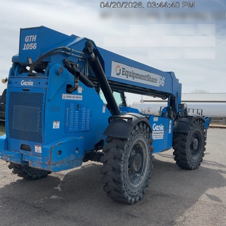 2018 Genie GTH-1056 Genie GTH-1056 w/Enclosed Cab w/HVAC, Work Lights, Solid Tires, Beacon, 60" Carriage and Forks