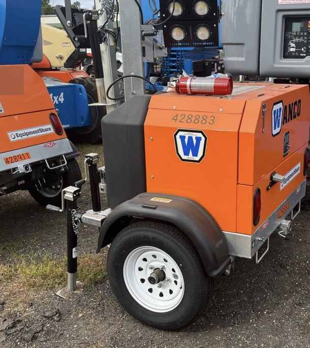 2024 Wanco WLTT-4MM4K Diesel, Deep Sea Controller, Shore Power Plug, Auto Start, (4) 350W LED Floodlights, 4kW Generator, 60 Gal Fuel Tank, 2" Ball, T3