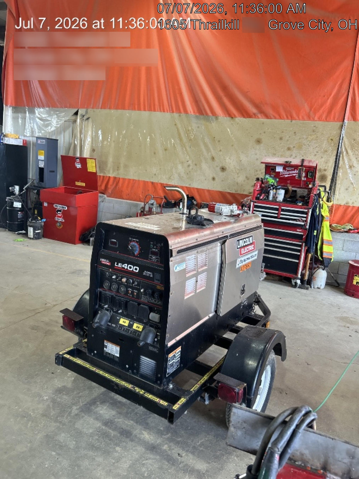 2024 Lincoln Electric LE400 Kubota V1505, Trlr, Cable Rack, Light Kit, ES Decals, T3