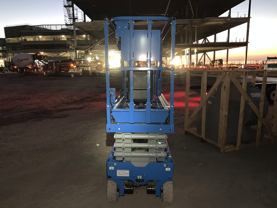 2020 Genie GS-1930 Solid Non Marking Tires, Beacon, Folding rails with half height swing gate, 800W Inverter