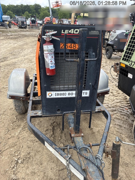 2022 Lincoln Electric LE400 Kubota V1505, Trlr, Cable Rack, Light Kit, ES Decals, T3