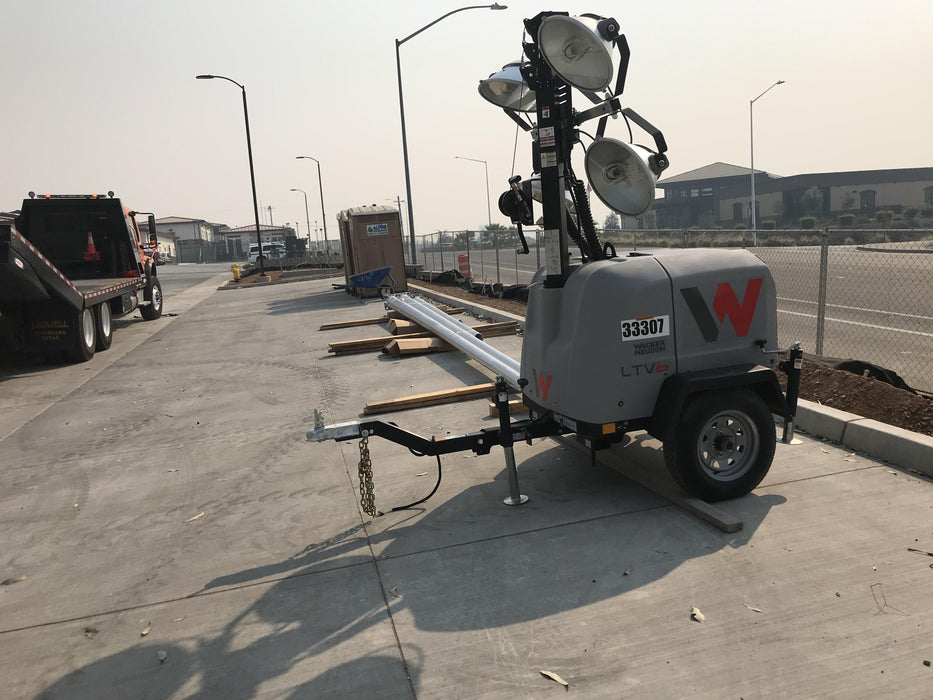 2019 Wacker Neuson LTV6L-MH Wacker Neuson LTV6L Mobile Light Tower w/Fuel Level Sensor Installed