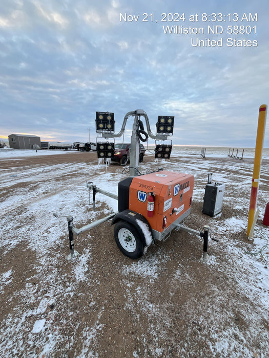 2024 Wanco WLTT-4MM4K Diesel, Deep Sea Controller, Shore Power Plug, Auto Start, (4) 350W LED Floodlights, 4kW Generator, 60 Gal Fuel Tank, 2" Ball, T3