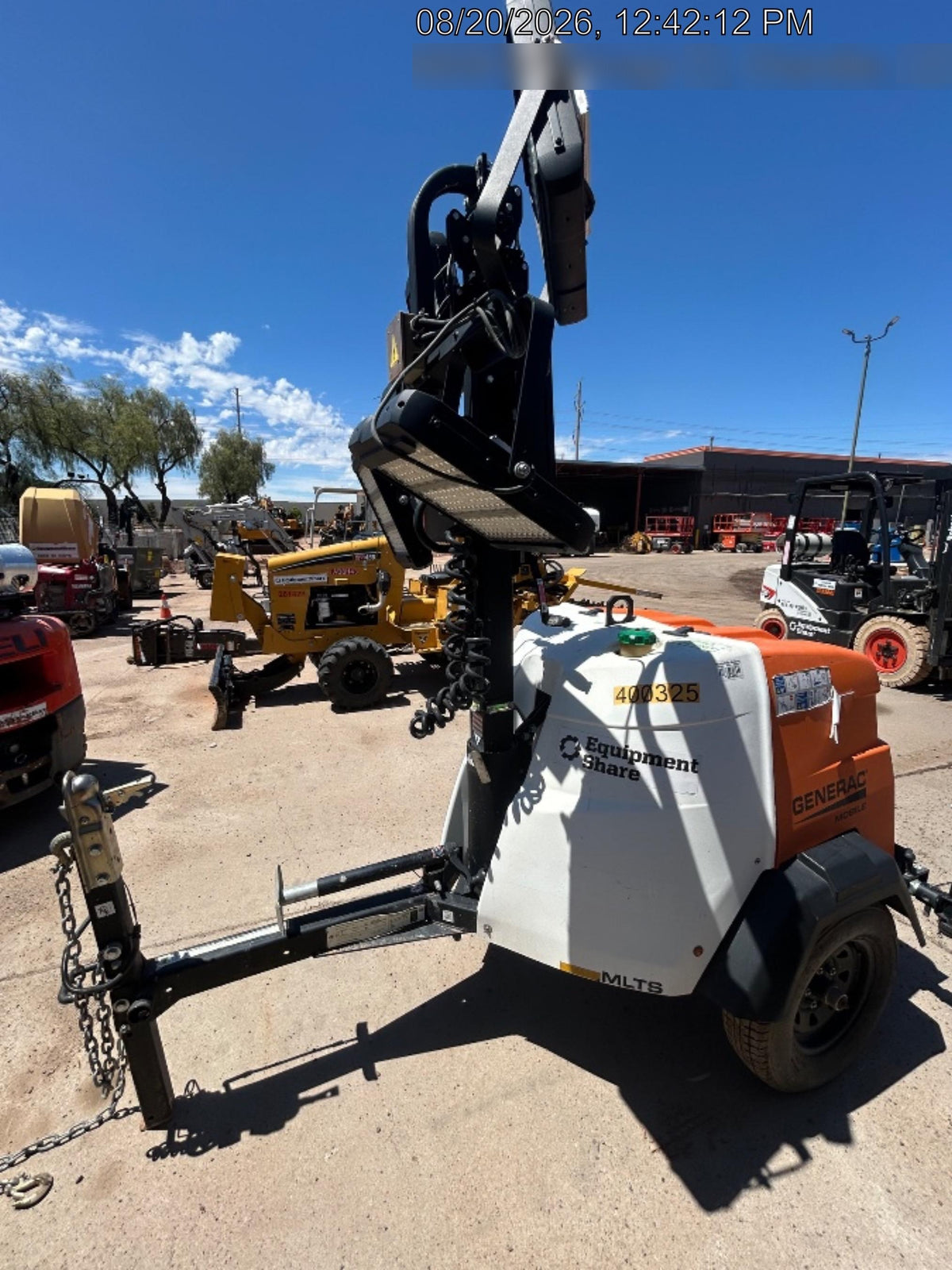 2024 Generac MLT2 Diesel, Flex Switch 120V Input, Powerzone Controller, 
(4) 320W LED Lights, 4kW Generator, 39.9 Gal Fuel Tank, 2" Ball, T3