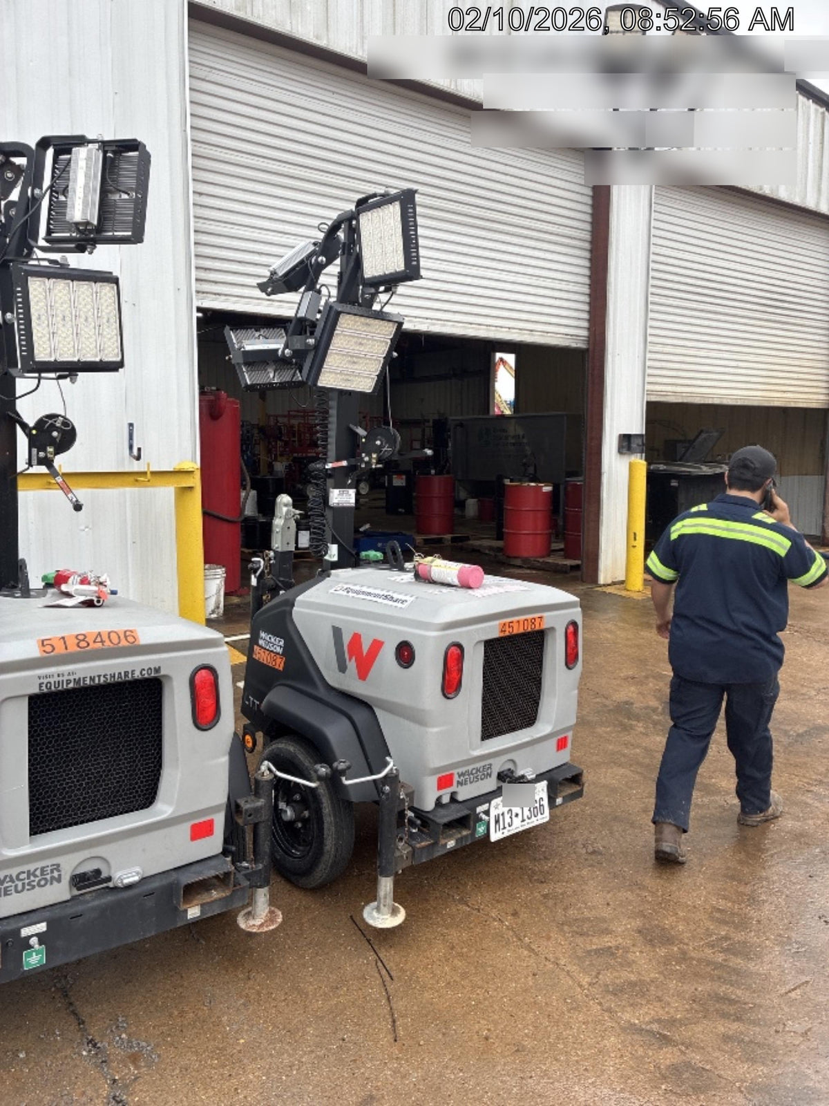 2024 Wacker Neuson LTT4 Diesel, Kohler KDW702, Deep Sea Controller, Auto Start, LED 320W, Bypass Outlet, T3