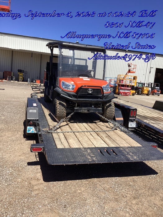 2022 Kubota RTV-X1140W-H Plastic Canopy, Windshield Acrylic Clear, LED Strobe Light, Wire Harness Kit, Back up Alarm