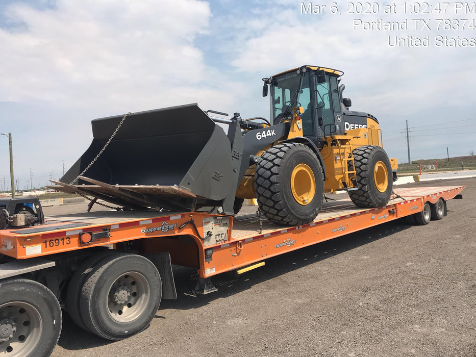 2020 John Deere 644K 4yd Wheel Loader, Cab/Heat/Air, 3 Function Hydraulics, JRB Hydraulic QC, QC 4yd bucket w/smooth cutting edge, QC Carriage, 72" Fork Tines, 5yr/5,000hr Powertrain and Hydraulics extended warranty