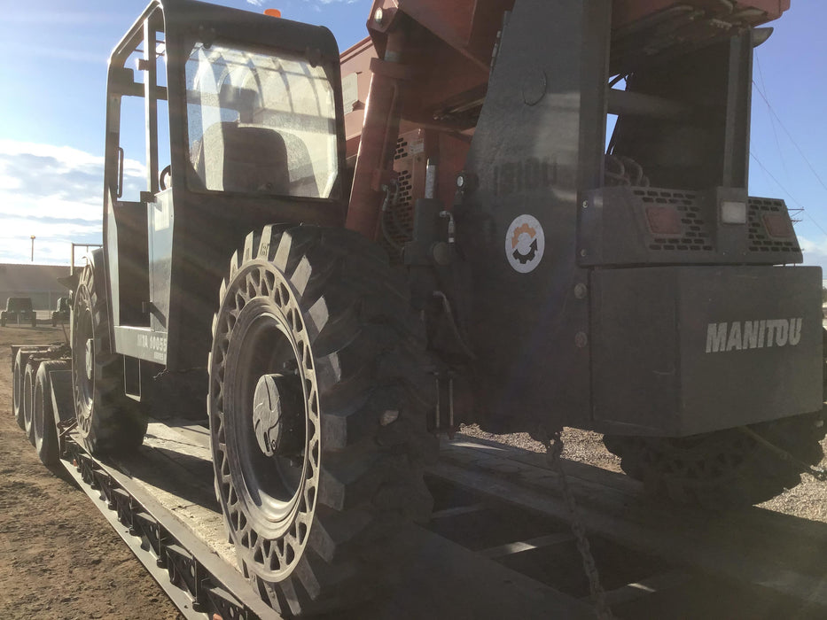 2018 Manitou MTA10055 Manitou MTA10055 - Canopy, Worklights, Beacon, 66" Carriage, 60" Forks, Solid Tires, Aux Hydraulics