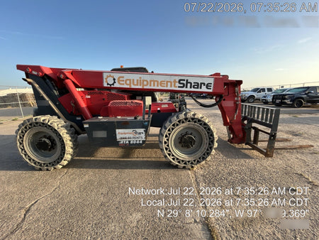 2019 Manitou MTA8044 Manitou MTA 8044 - 74 HP T4, Canopy, Worklights/Strobe, Beacon, 66" Carriage, 48" Forks, Solid Tires, Lift Hook, Aux Hydraulics