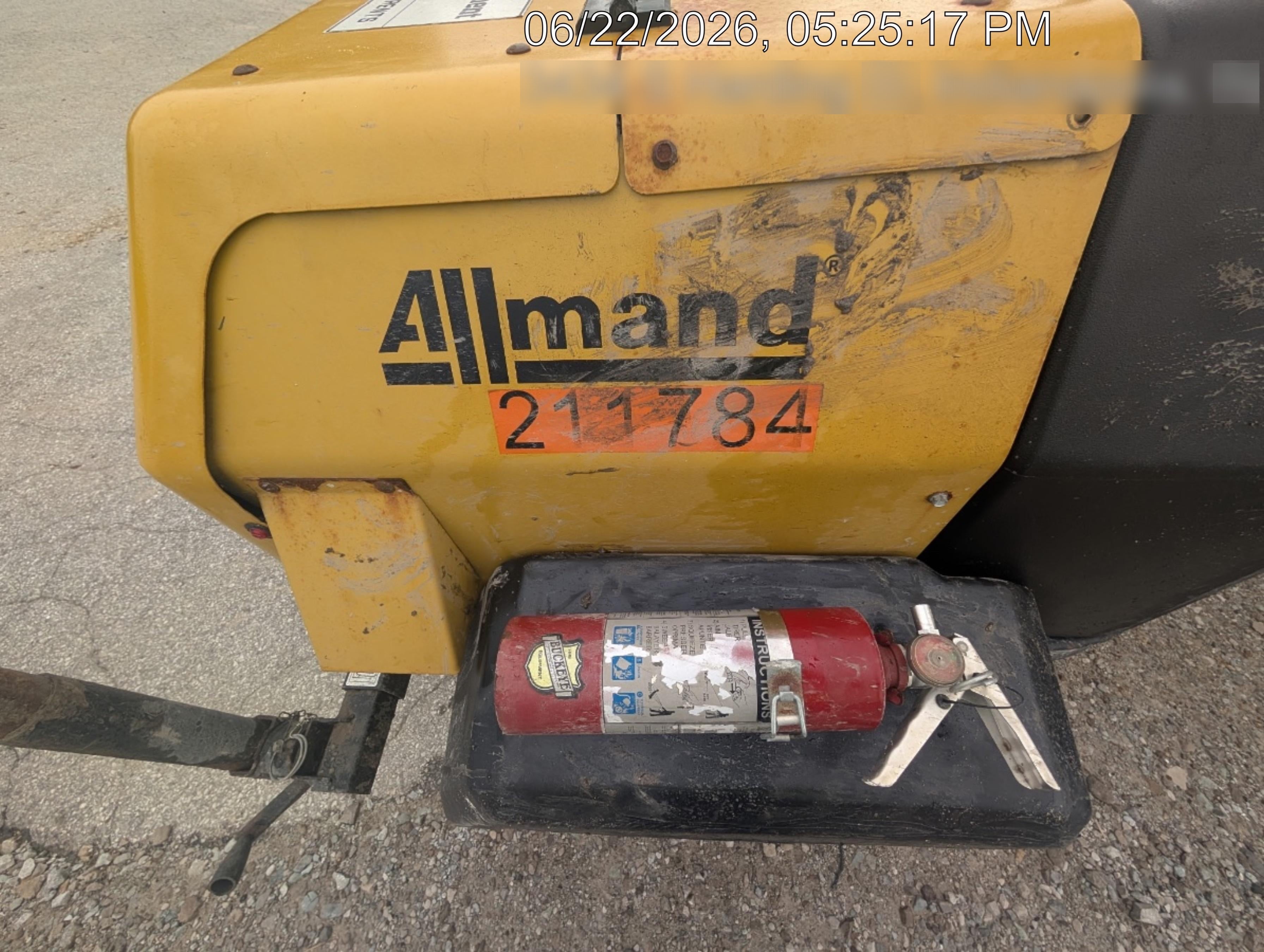 2022 Allmand NLV3GR (4) LED Light Fixture 350W, 23' Vertical Mast, 3kW Prime, Towable, Deep Sea L401, Leveling Jacks, Yanmar T4F 5.8hp