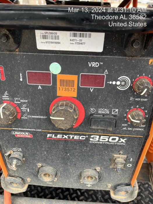 2021 LINCOLN ELECTRIC FLEXTEC 350X