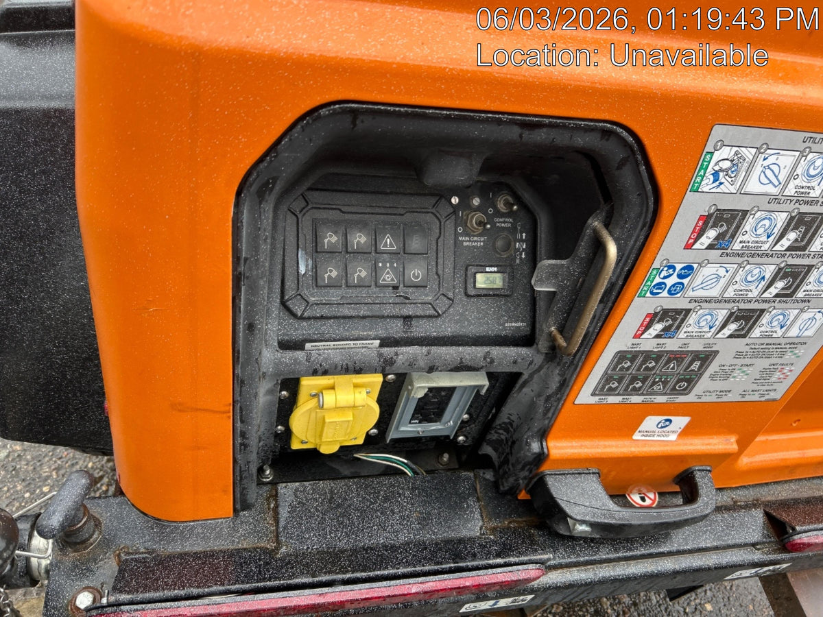 2023 Generac MLT2 Diesel, Flex Switch 120V Input, Powerzone Controller, 
(4) 320W LED Lights, 4kW Generator, 39.9 Gal Fuel Tank, 2" Ball, T3