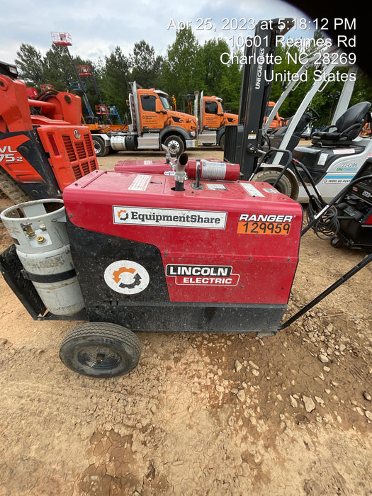 2021 Lincoln Electric Ranger 305 LPG K3430-1, Ranger 305 LPG, Undercarriage, Tank Holder & Strap, 10kw AC Gen, 25hp Kohler LPG Eng