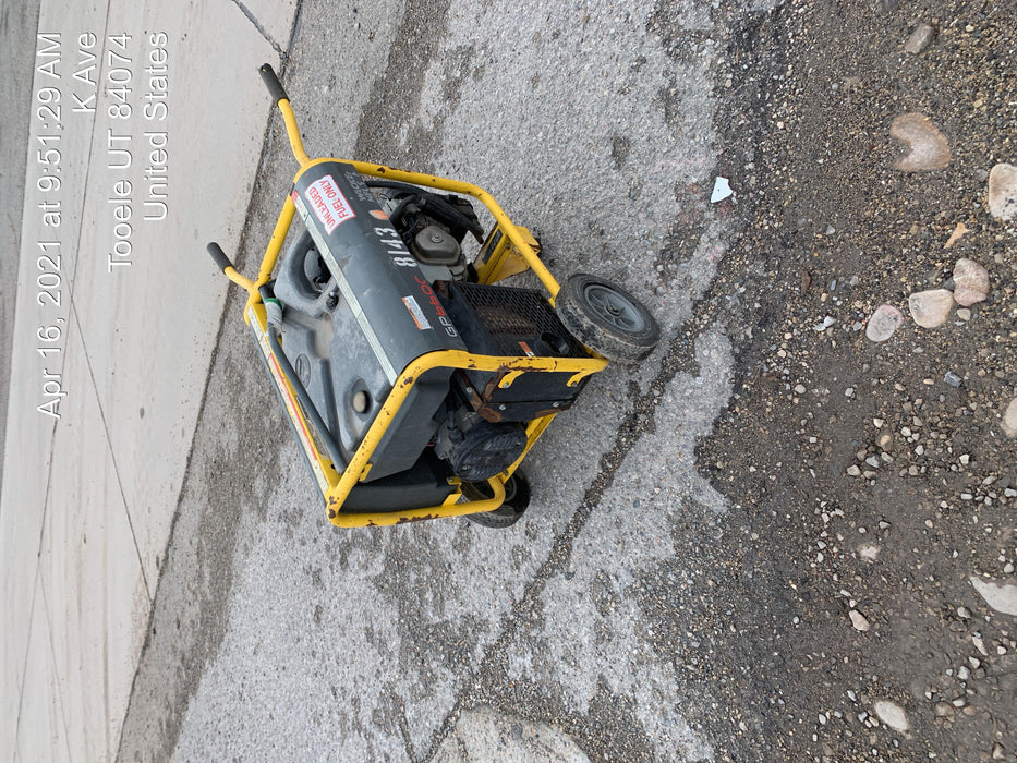 2018 Wacker Neuson GP6600A Wacker Neuson GP6600A Generator w/Wheel Kit