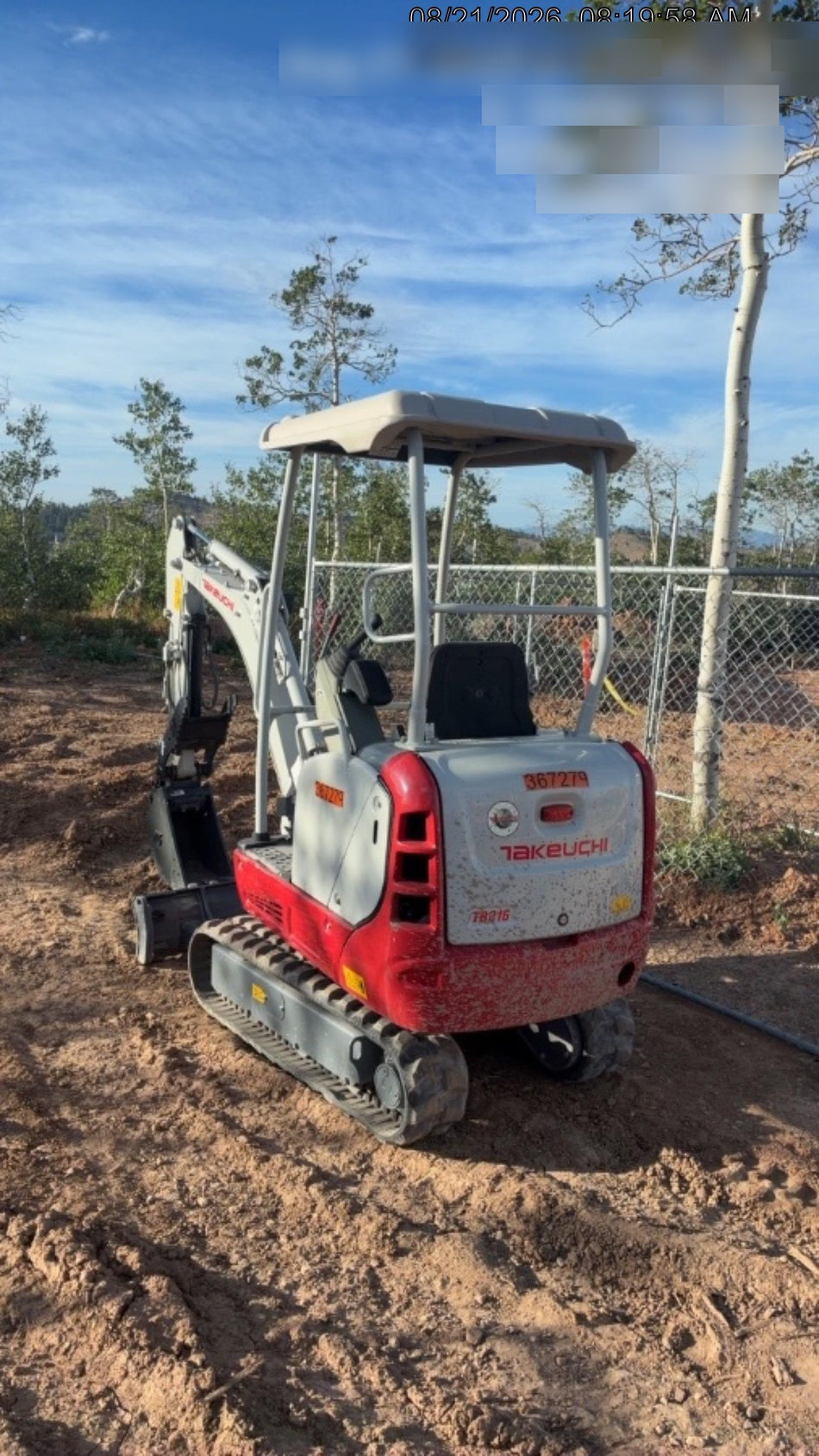 2023 TAKEUCHI TB216R