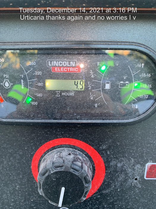 2021 Lincoln Electric Vantage 549X Ready Pak 3, ORANGE (includes trailer, cable rack, fender light kit)