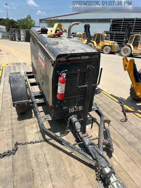 2018 Lincoln Electric Vantage 322 Lincoln Vantage 322 Welder Ready Pak 3 - Vantage 322, Trailer, Fender and light kit, Cable rack