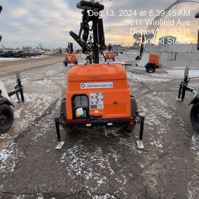 2024 Generac MLT2 Diesel, Flex Switch 120V Input, Powerzone Controller, 
(4) 320W LED Lights, 4kW Generator, 39.9 Gal Fuel Tank, 2" Ball, T3