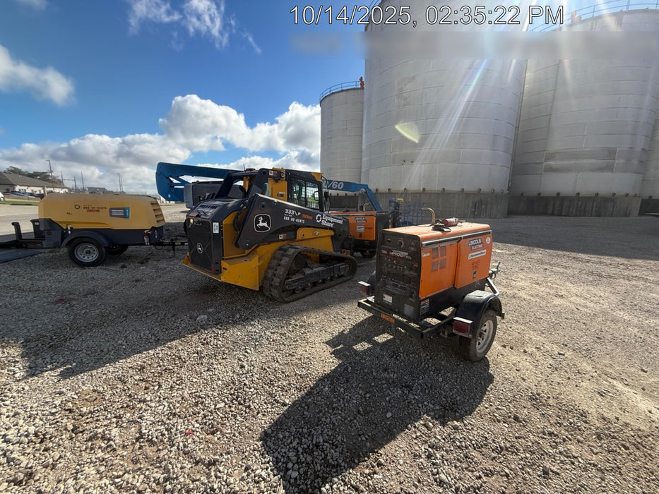 2021 Lincoln Electric Vantage 322 Vantage 322 Ready Pak 3 w/ Decals, ORANGE (includes trailer, cable rack, fender light kit) NO Telematics