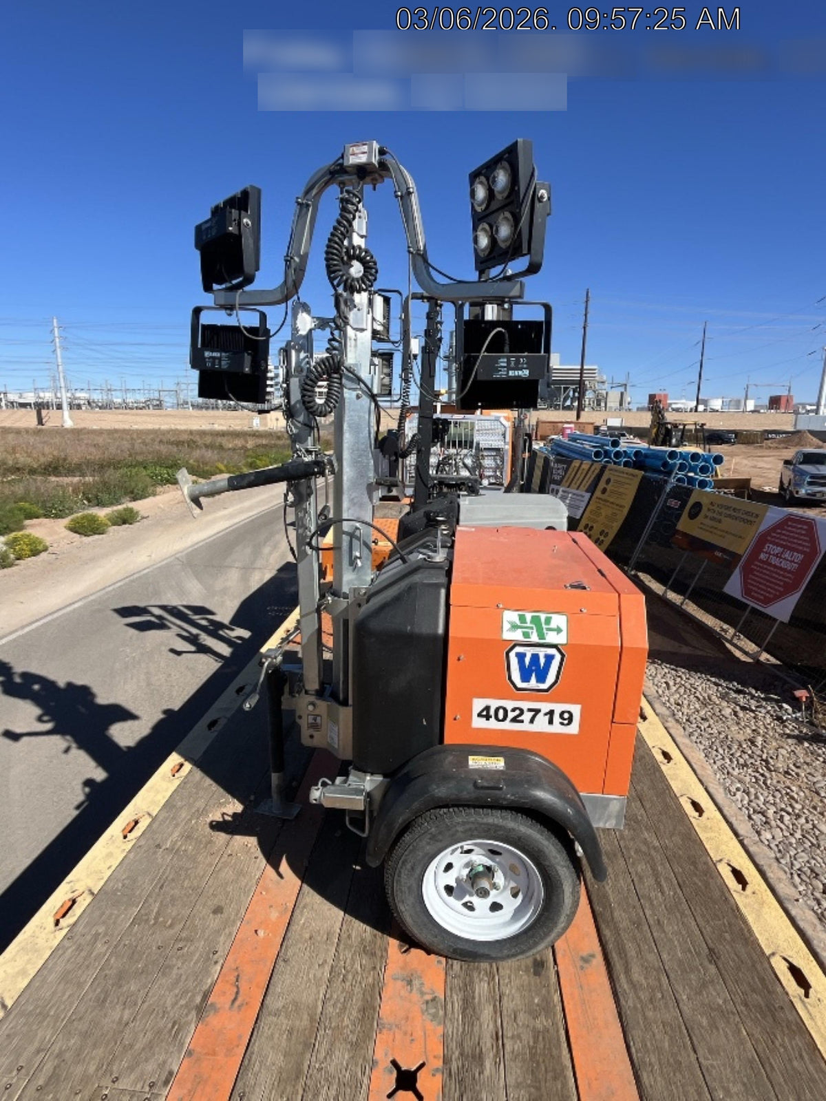 2024 Wanco WLTT-4MM4K Diesel, Deep Sea Controller, Shore Power Plug, Auto Start, (4) 350W LED Floodlights, 4kW Generator, 60 Gal Fuel Tank, 2" Ball, T3
