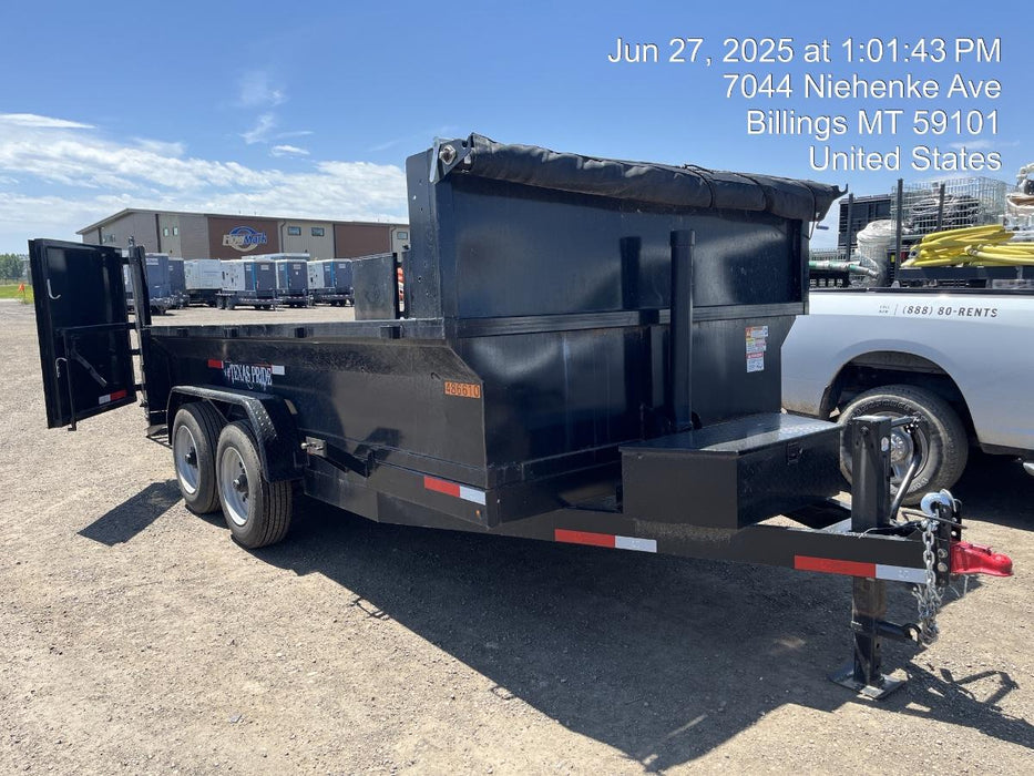 2025 TEXAS PRIDE TRAILERS DT714416KBP