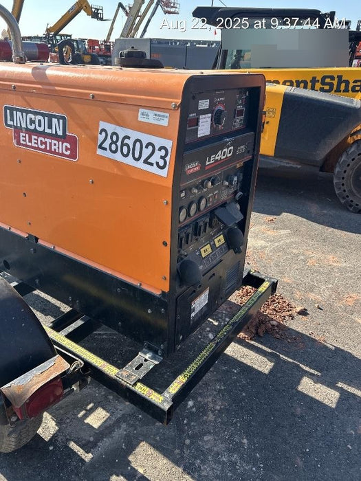 2022 Lincoln Electric LE400 Kubota V1505, Trlr, Cable Rack, Light Kit, ES Decals, T3