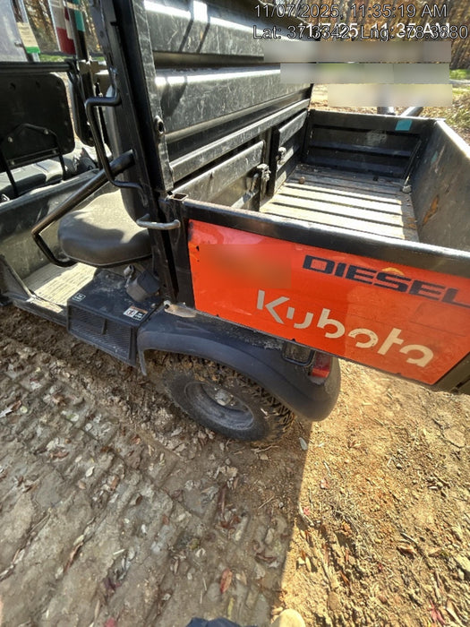 2021 Kubota RTV-X1140W-H Plastic Canopy, Windshield Acrylic Clear, LED Strobe Light, Wire Harness Kit, Back up Alarm