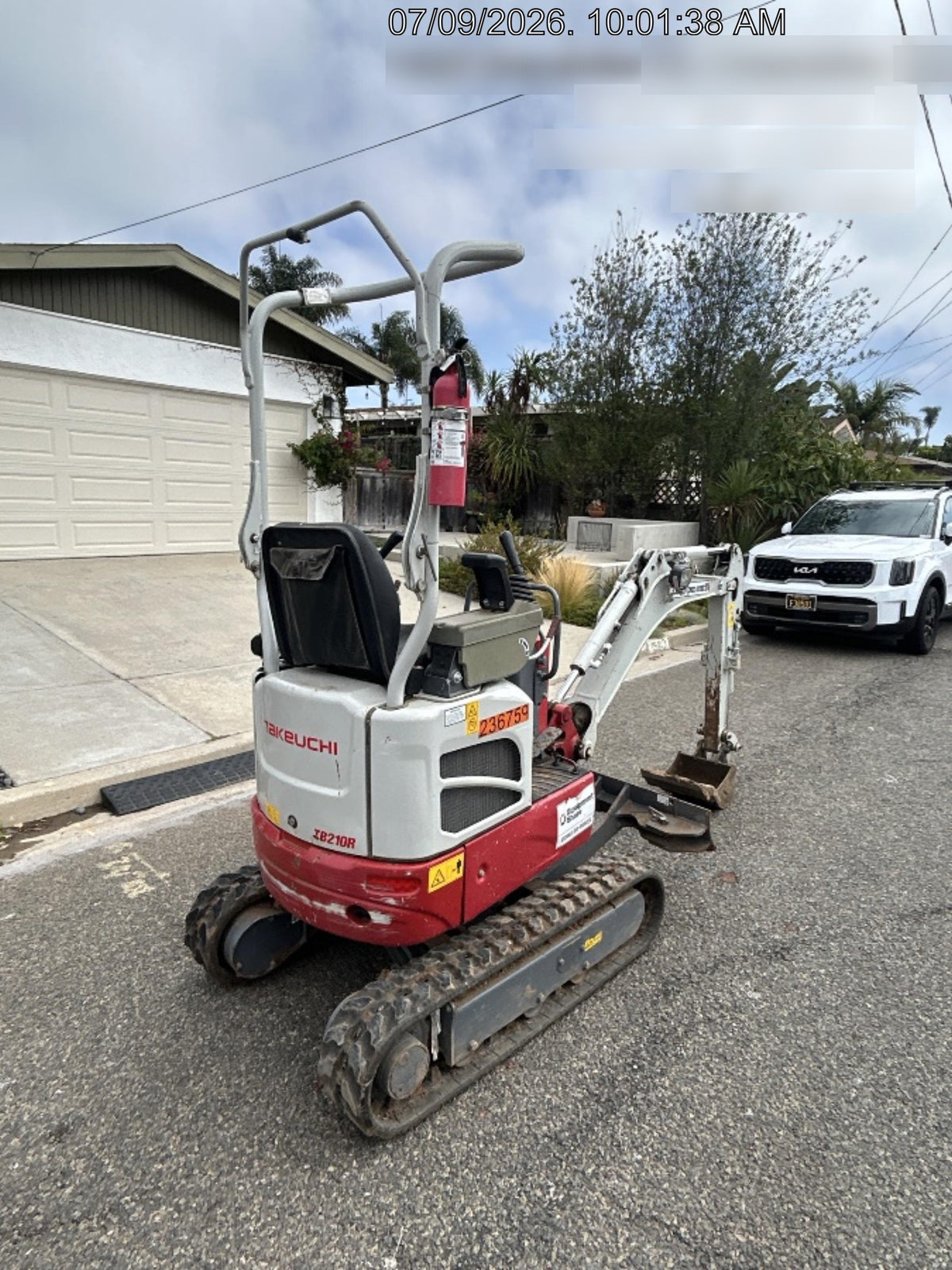 2022 TAKEUCHI TB210R