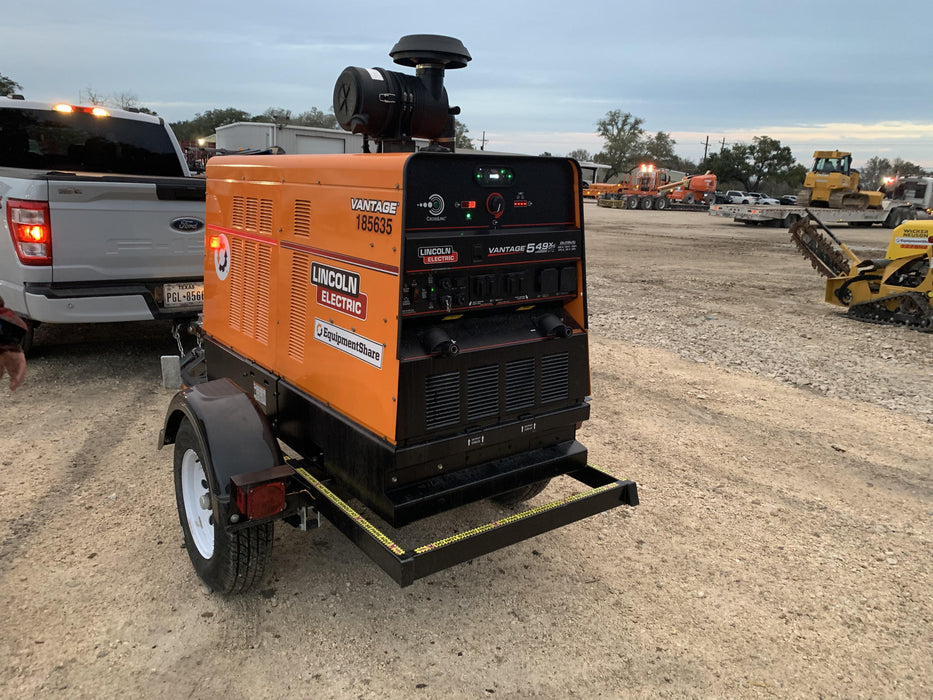 2021 Lincoln Electric Vantage 549X Ready Pak 3, ORANGE (includes trailer, cable rack, fender light kit)
