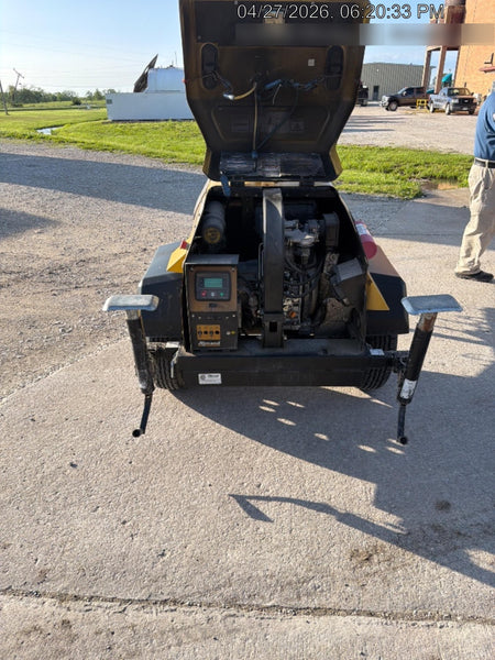 2022 Allmand NLV3GR (4) LED Light Fixture 350W, 23' Vertical Mast, 3kW Prime, Towable, Deep Sea L401, Leveling Jacks, Yanmar T4F 5.8hp