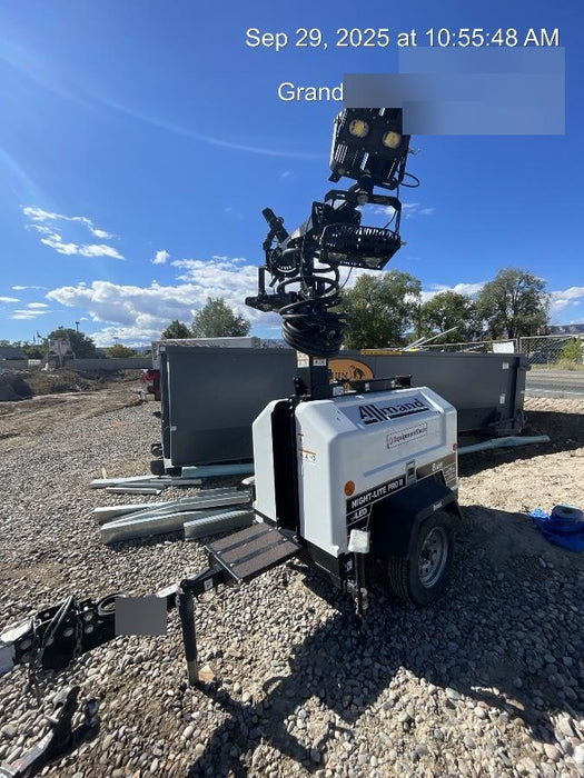 Allmand Bros. Night-Lite Pro II Allmand Night-Lite Pro II Allmand Night-Lite Pro II 8 kW Light Tower w/Kubota Engine, LED Light Package