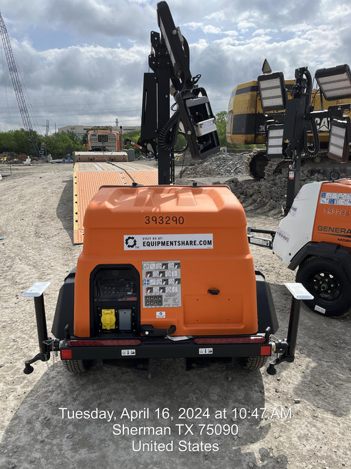 2024 Generac MLT2 Diesel, Flex Switch 120V Input, Powerzone Controller, 
(4) 320W LED Lights, 4kW Generator, 39.9 Gal Fuel Tank, 2" Ball, T3