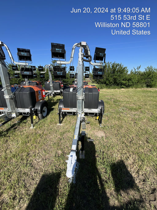 2024 Wanco WLTT-4MM4K Diesel, Deep Sea Controller, Shore Power Plug, Auto Start, (4) 350W LED Floodlights, 4kW Generator, 60 Gal Fuel Tank, 2" Ball, T3