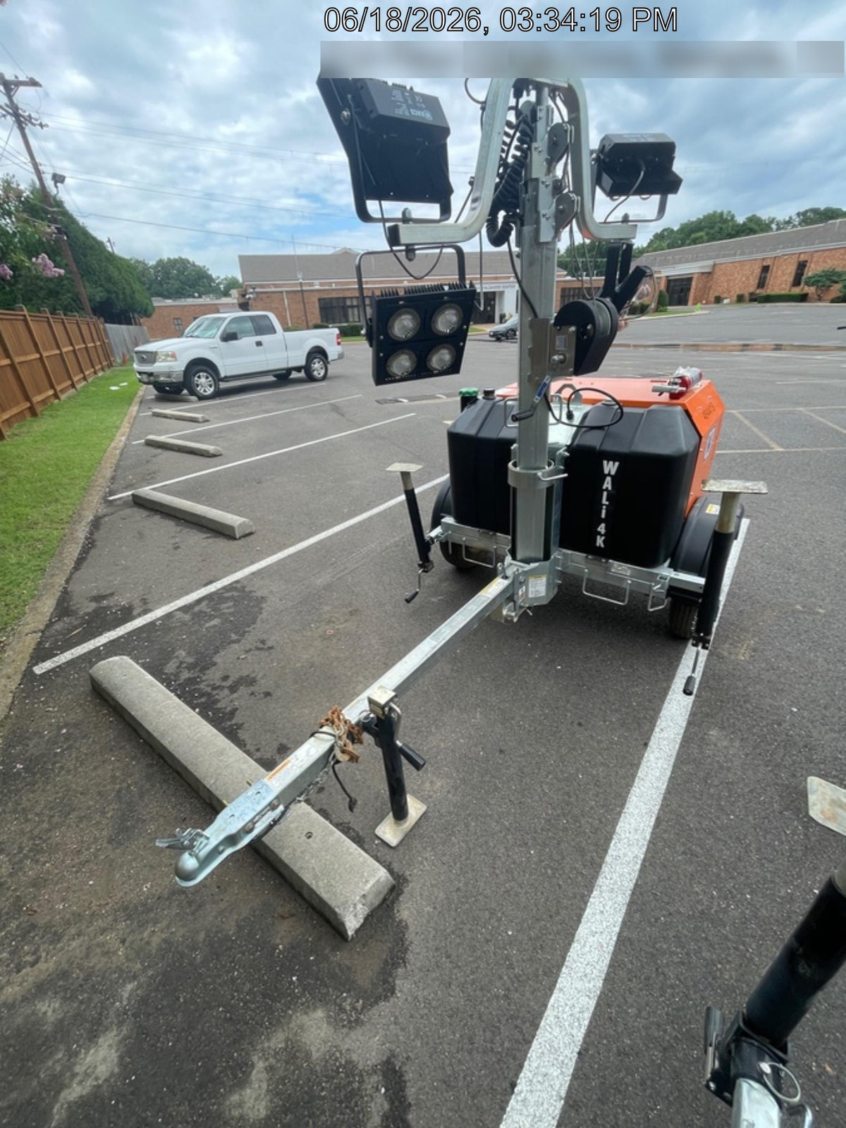 2024 Wanco WLTT-4MM4K Diesel, Mitsubishi L2E, 9.0HP @1800 rpm, Deep Sea Controller, Shore Power Plug, Auto Start, (4) 350W LED Floodlights, 4kW Generator, 60 Gal Fuel Tank, 2" Ball, T3