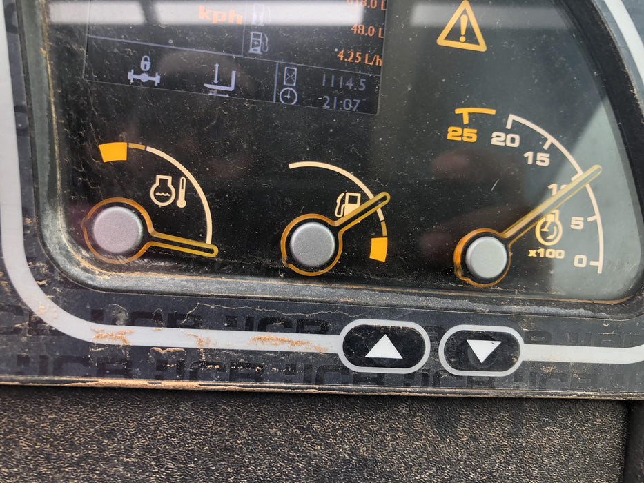 2019 JCB 510-56 JCB 510-56 74 HP w/Open ROPS, Beacon, Aux Hydraulics, Worklights, Solid Tires, 60" Carriage/Forks